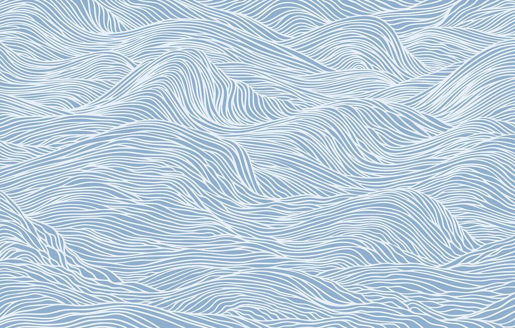 Motivo ondulado azul y blanco Motivo ondulado azul y blanco