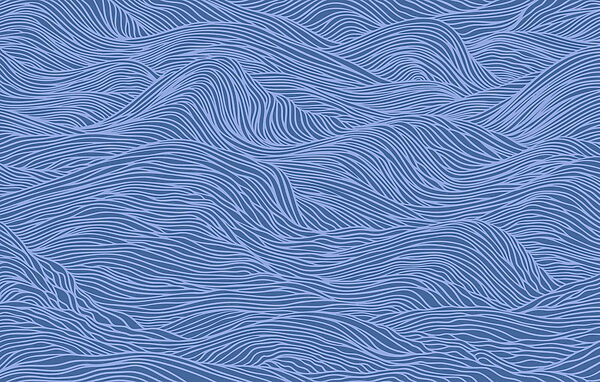 Blue and white wavy pattern