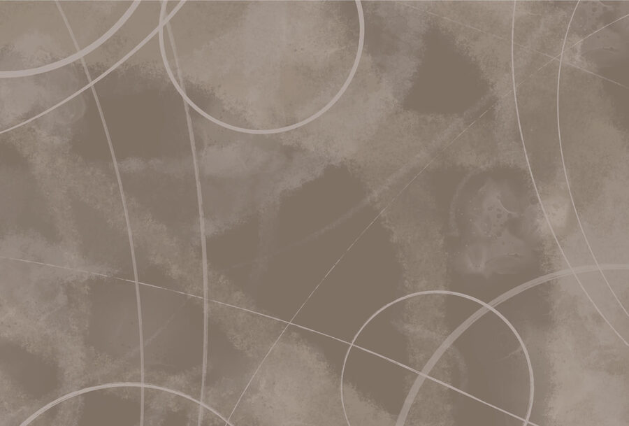 Fondo marrón con líneas y círculos blancos