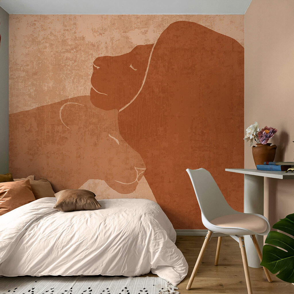 Dibujo de león y leona Dibujo de león y leona