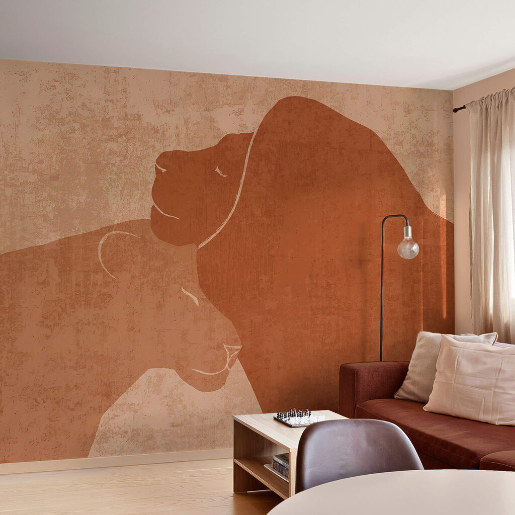 Dibujo de león y leona Dibujo de león y leona