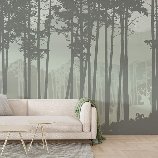 Grupo de árboles en un bosque