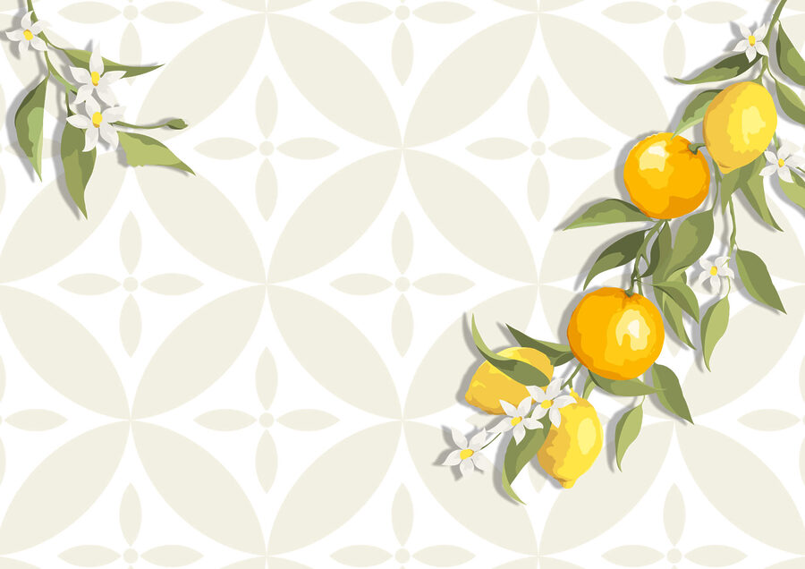 Fruta amarilla en una rama