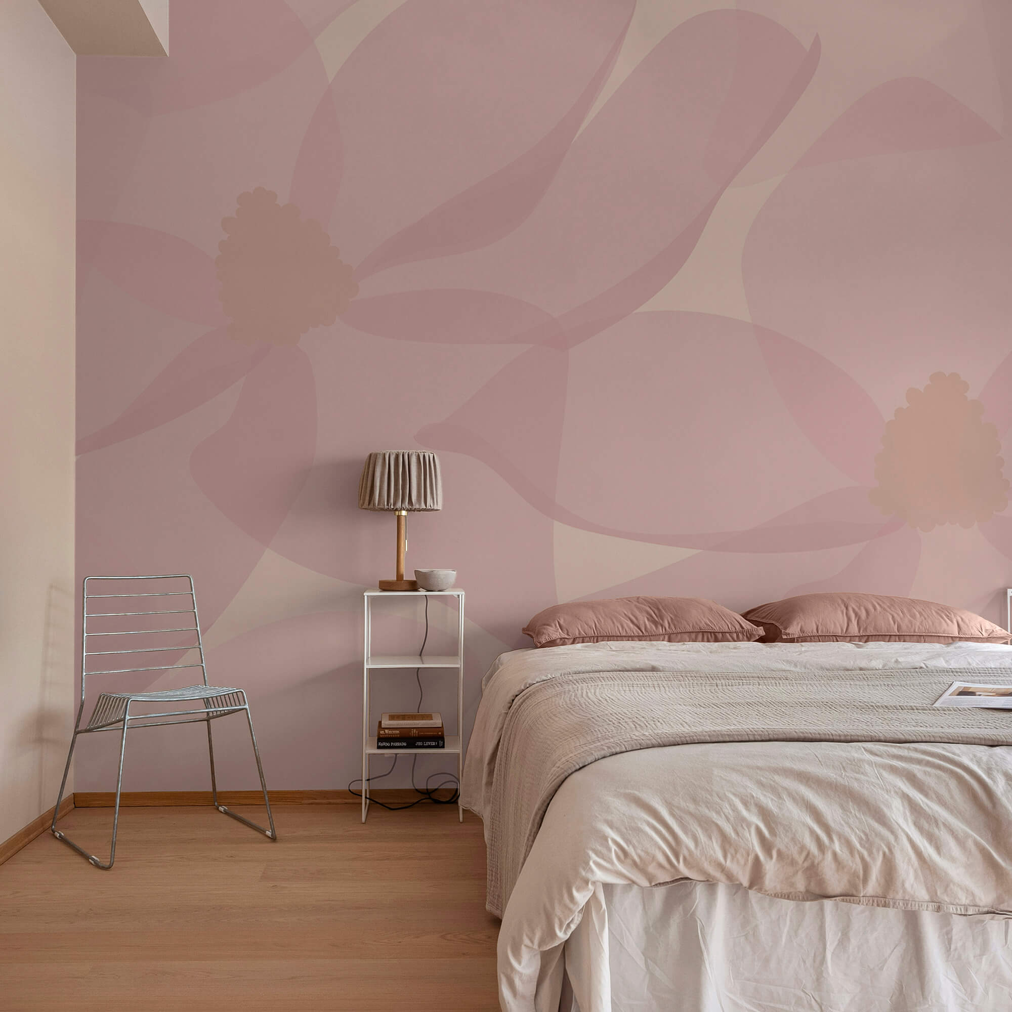 Pétalos suaves en tonos suaves