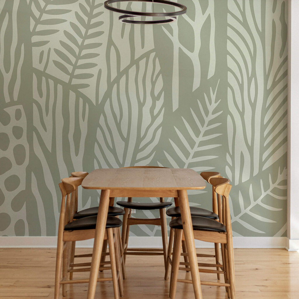 Patrón de hojas y ramas Patrón de hojas y ramas