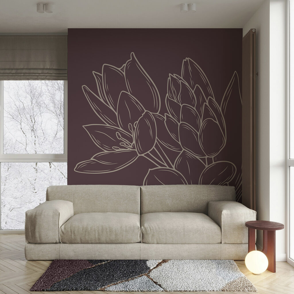 Delicadas flores sobre un rico fondo Delicadas flores sobre un rico fondo