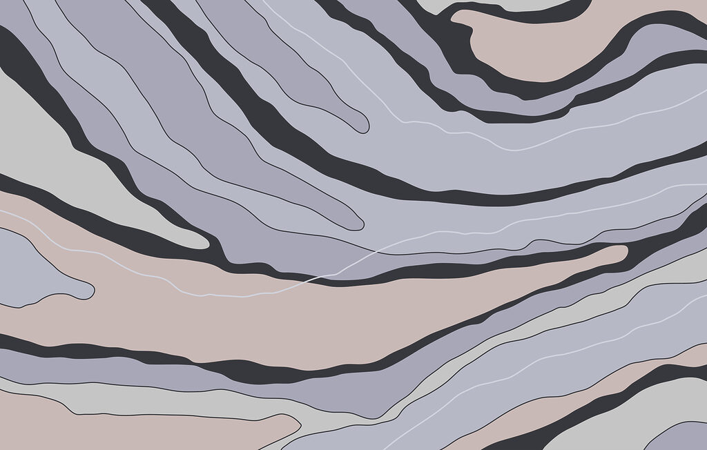 Líneas abstractas en colores suaves Líneas abstractas en colores suaves