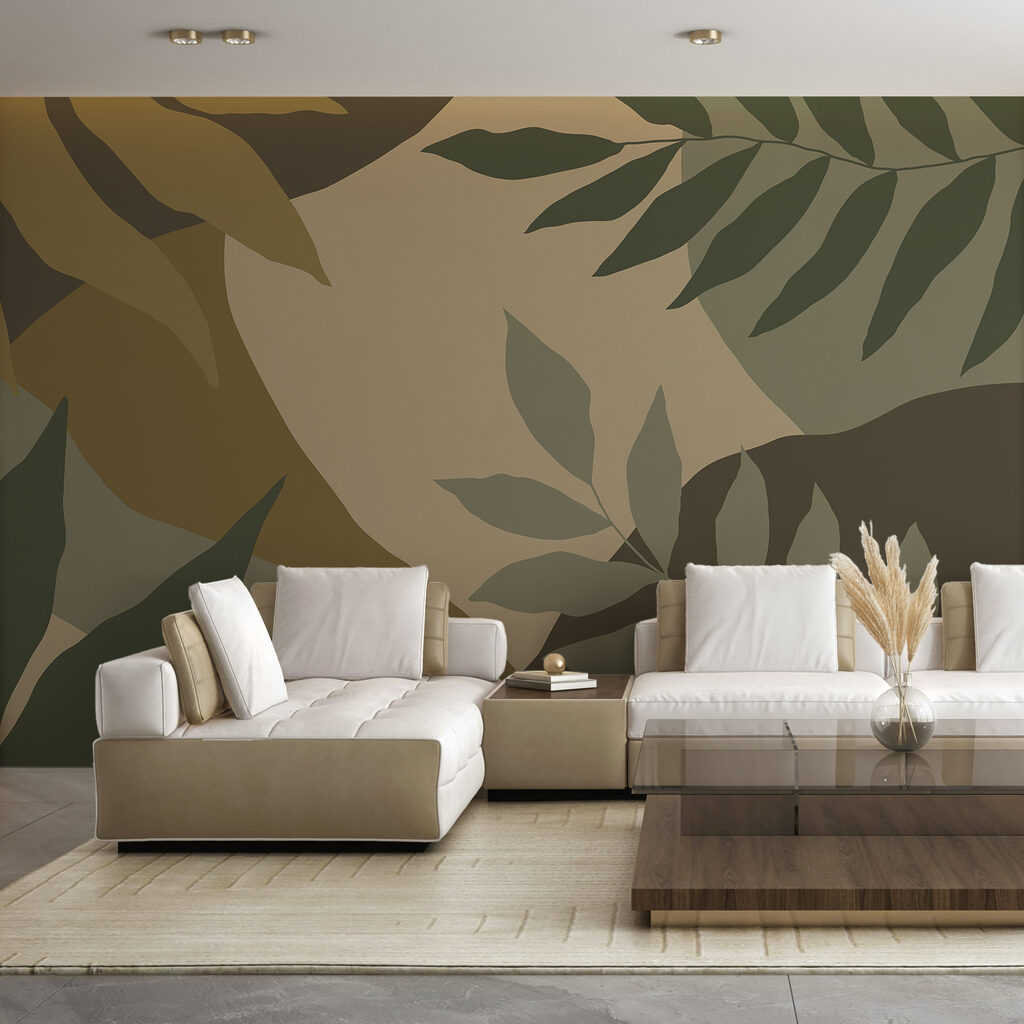 Imagen camuflada de hojas