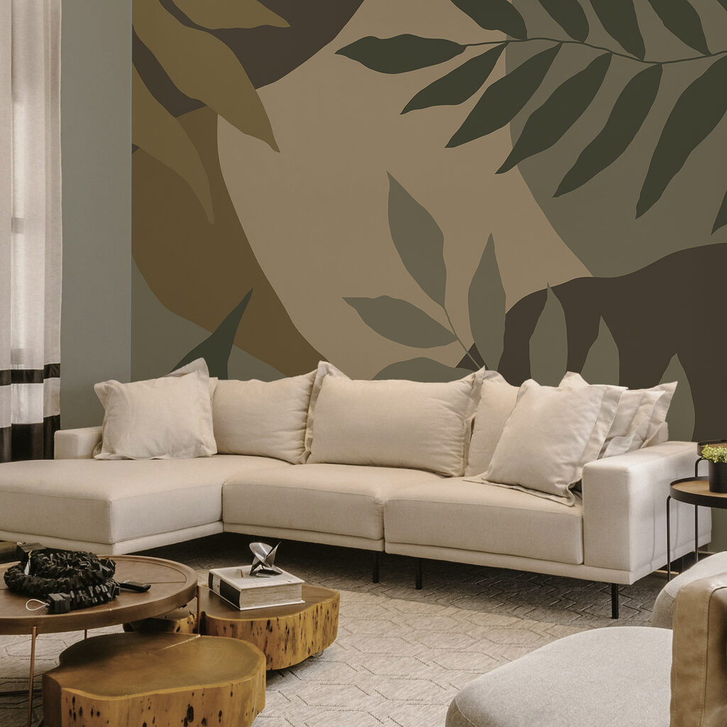 Imagen camuflada de hojas