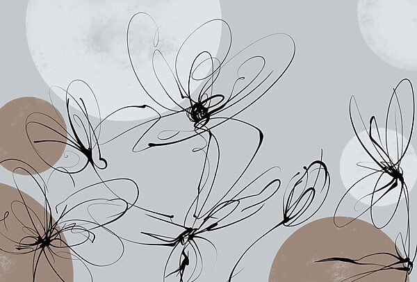 Dibujo de flores con círculos y puntos t00145v1p 600x406 - Dibujo de flores con círculos y puntos