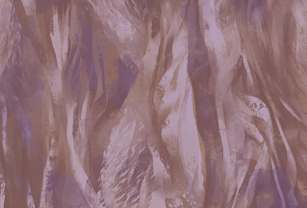 Flowing colors in soft hues