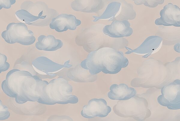 Nubes azules y blancas y ballenas t00148p 600x406 - Nubes azules y blancas y ballenas