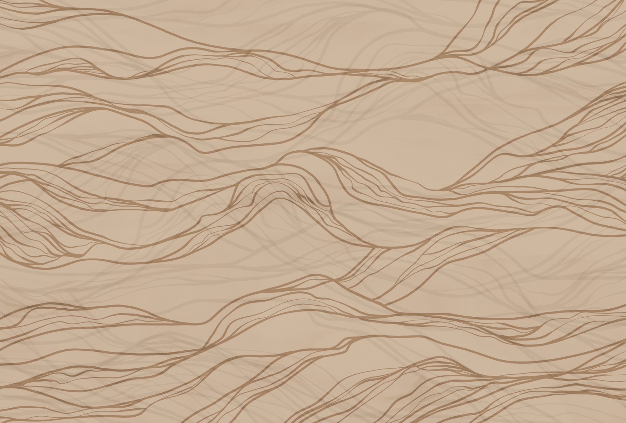 Brown lines on a beige background Brown lines on a beige background