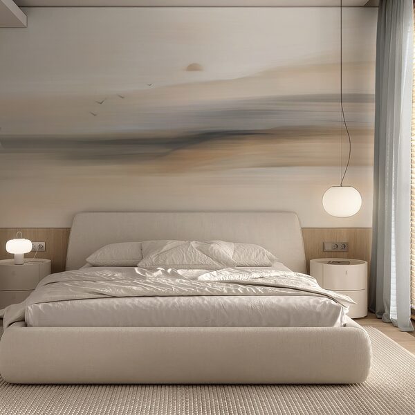 Grupo de pájaros volando en el cielo