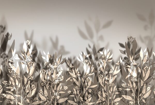 Gentle leaves in soft shadows