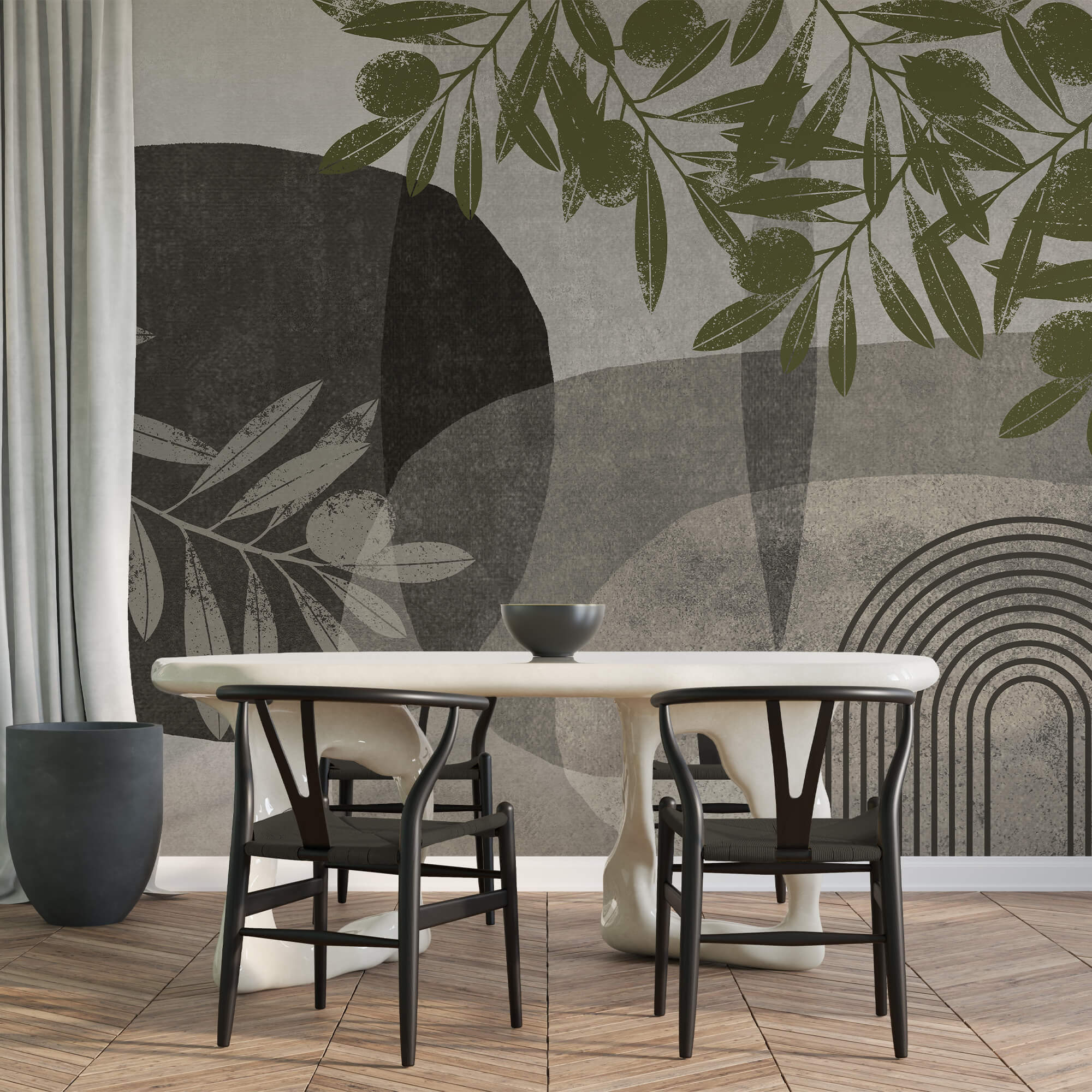 Elementos naturales en el diseño abstracto