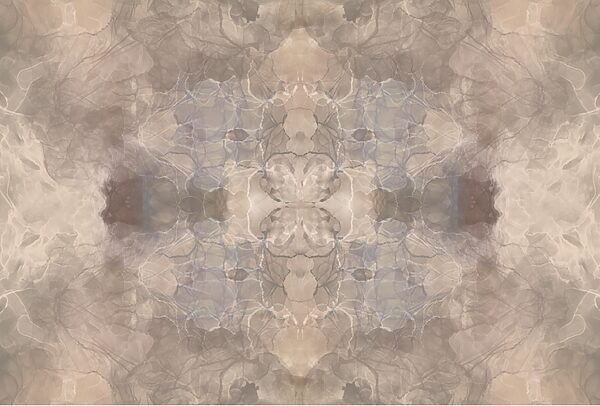 Fluid shapes in soft hues