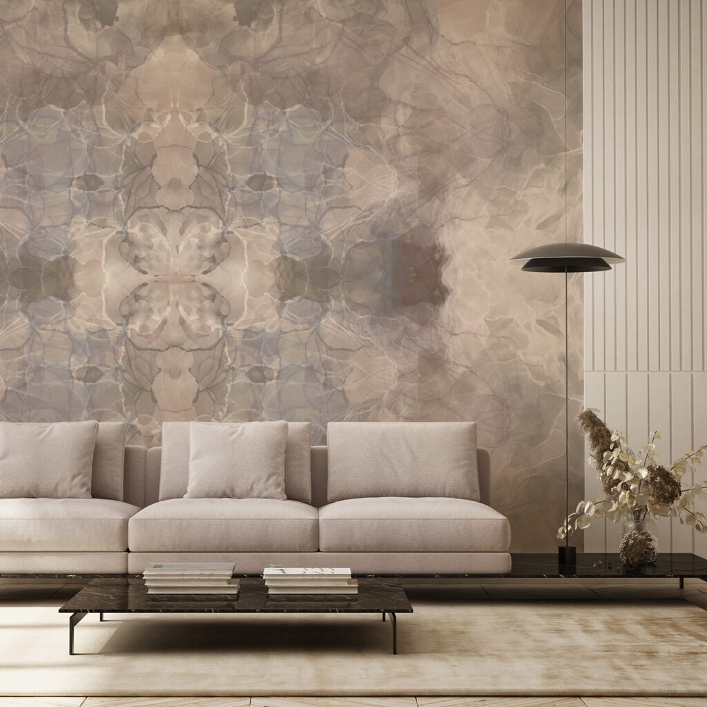 Formas fluidas en tonos suaves