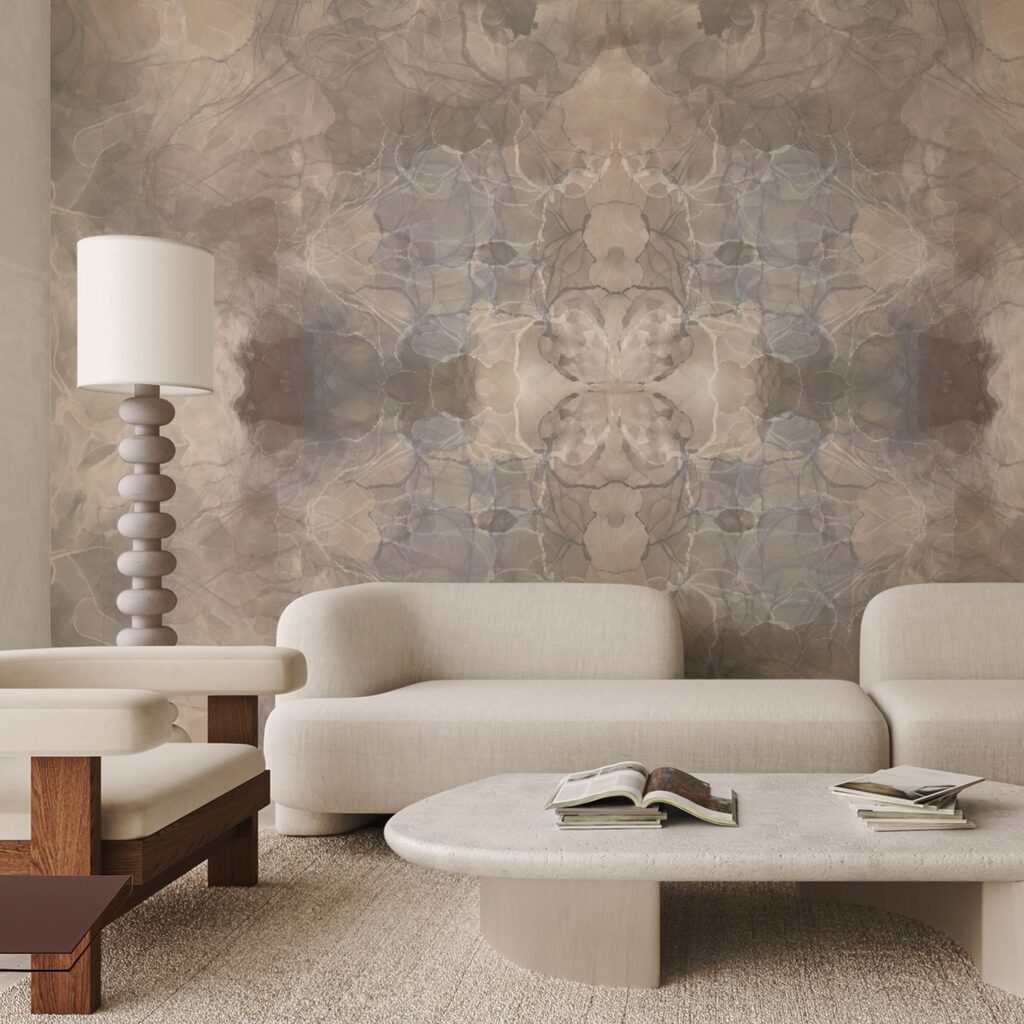 Formas fluidas en tonos suaves