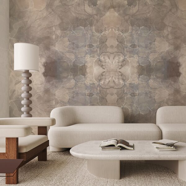 Formas fluidas en tonos suaves