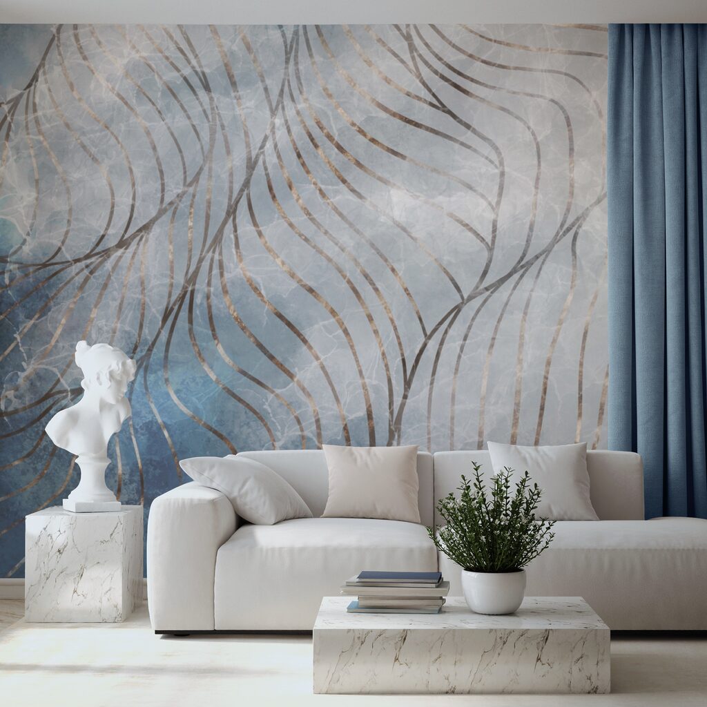 Curvas elegantes en colores fríos Curvas elegantes en colores fríos