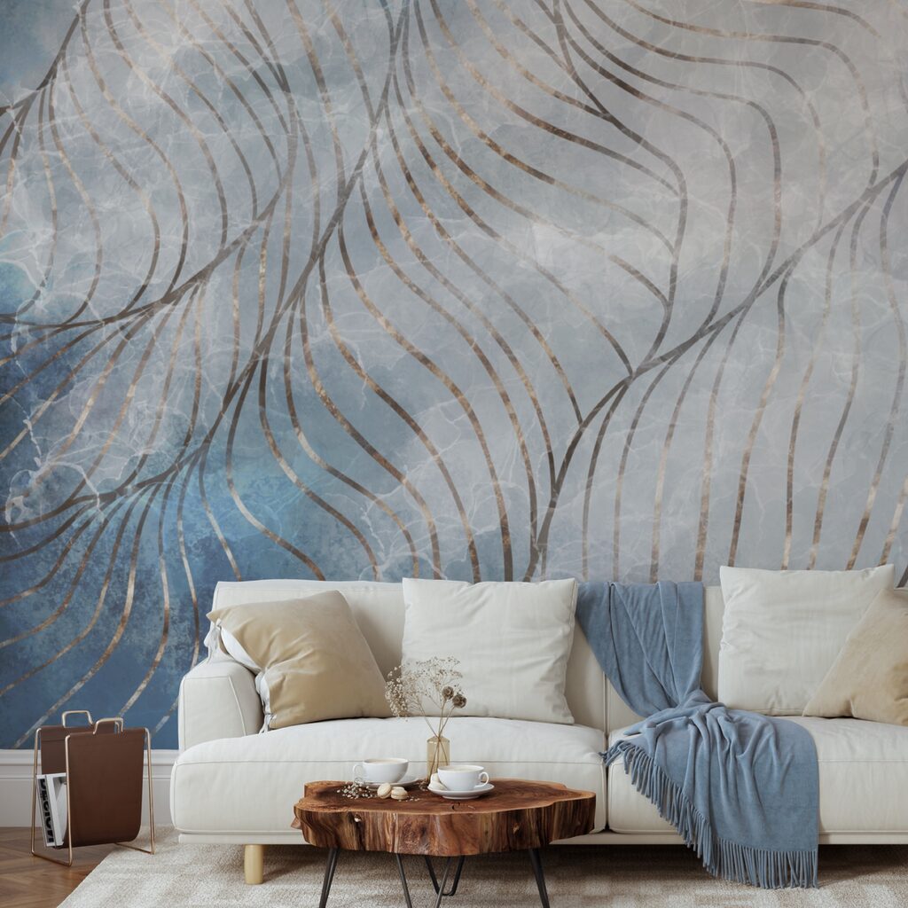 Curvas elegantes en colores fríos Curvas elegantes en colores fríos