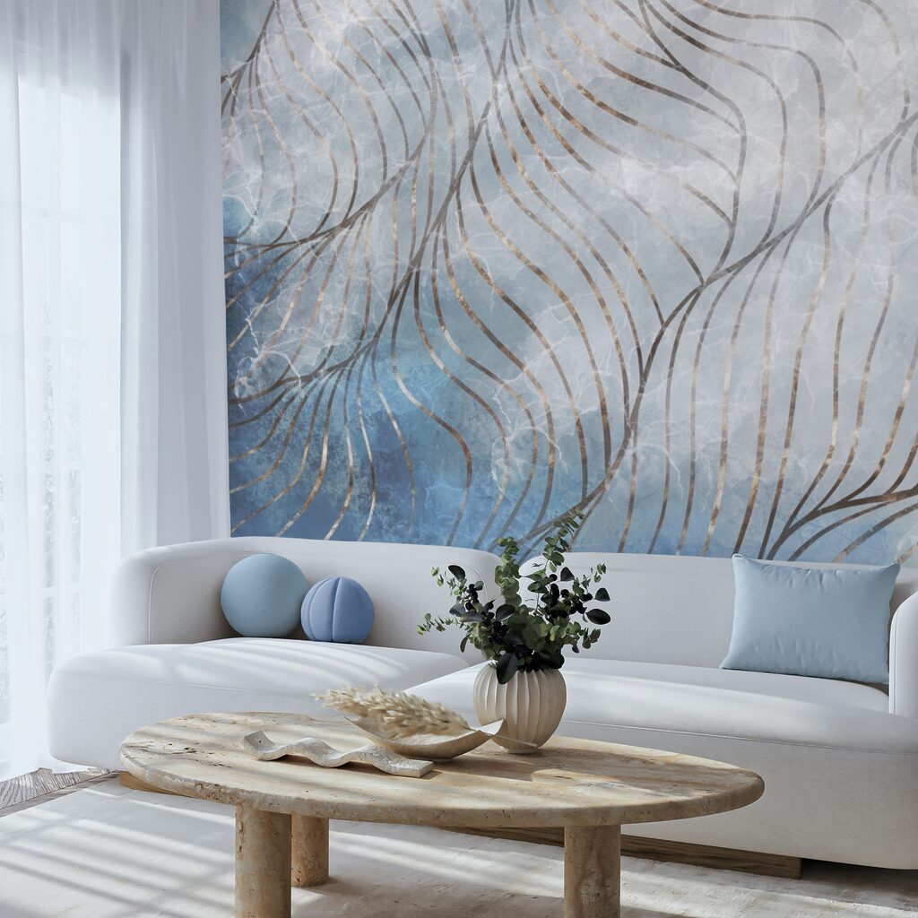 Curvas elegantes en colores fríos Curvas elegantes en colores fríos