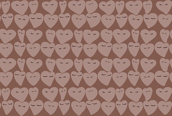 Patrones de corazón que difunden alegría por todas partes Patrones de corazón que difunden alegría por todas partes