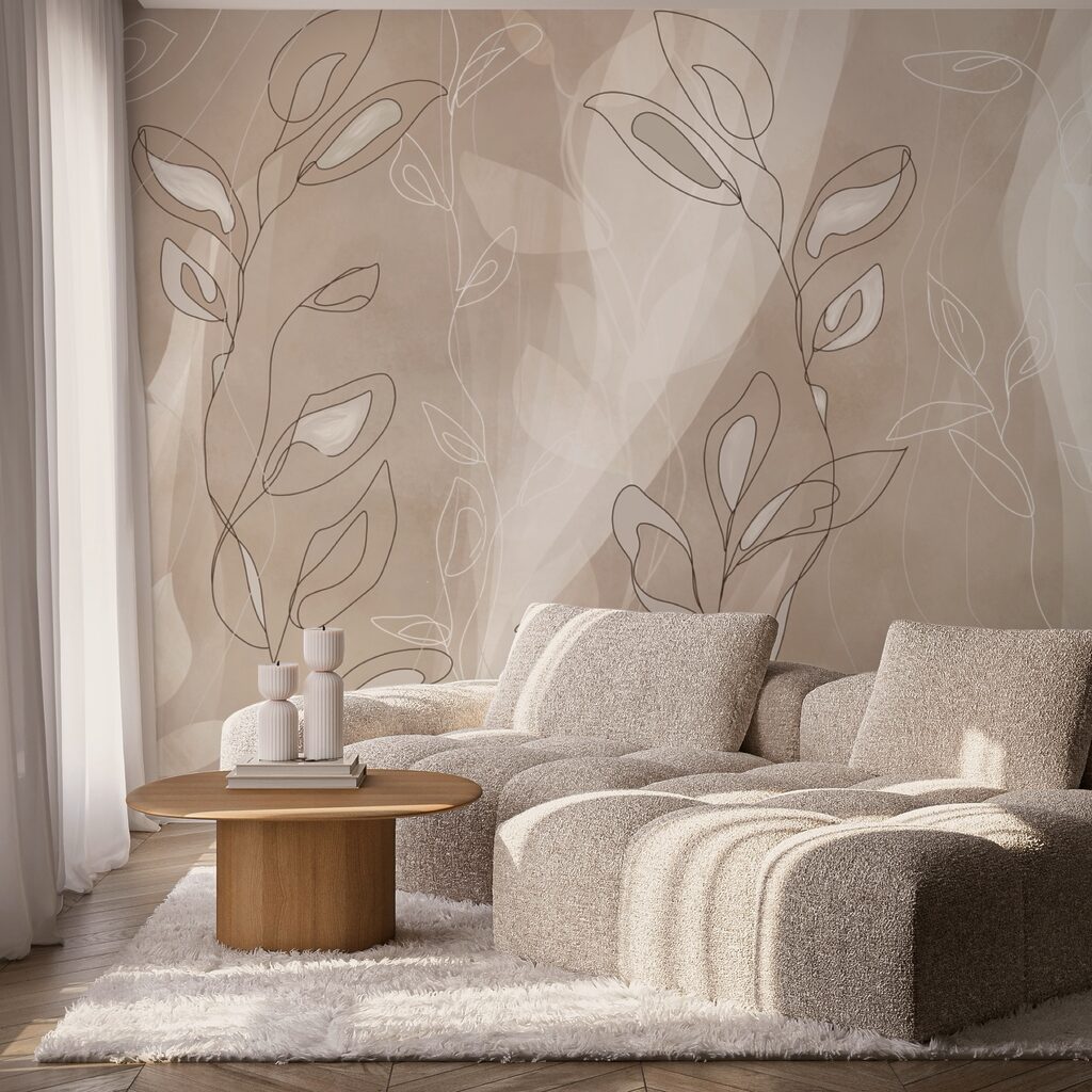 Líneas suaves sobre un fondo suave Líneas suaves sobre un fondo suave