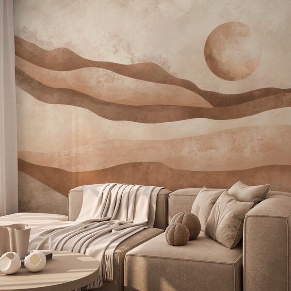 Pintura de un paisaje desértico Pintura de un paisaje desértico