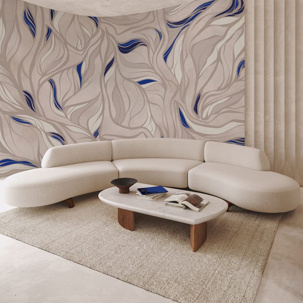 Patrón de líneas azules y blancas Patrón de líneas azules y blancas