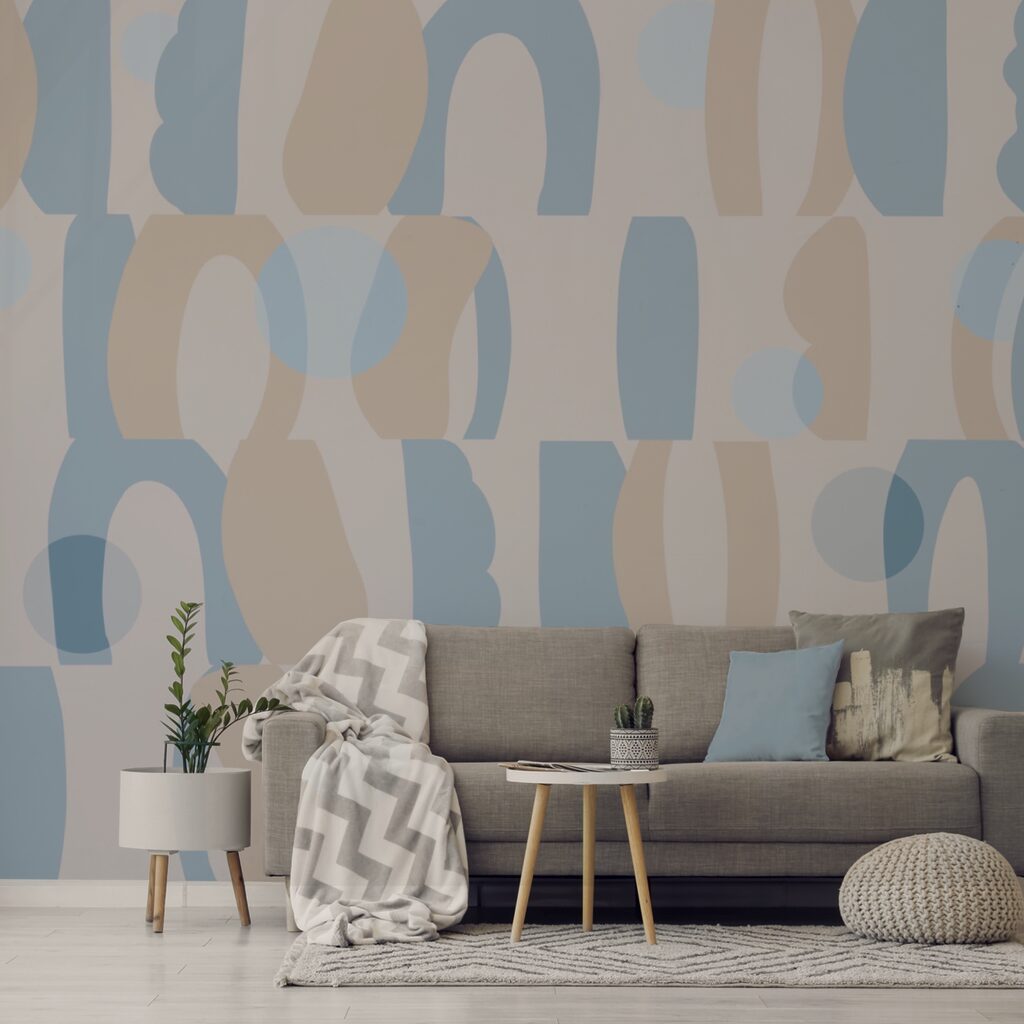 Patrón de diferentes formas y colores