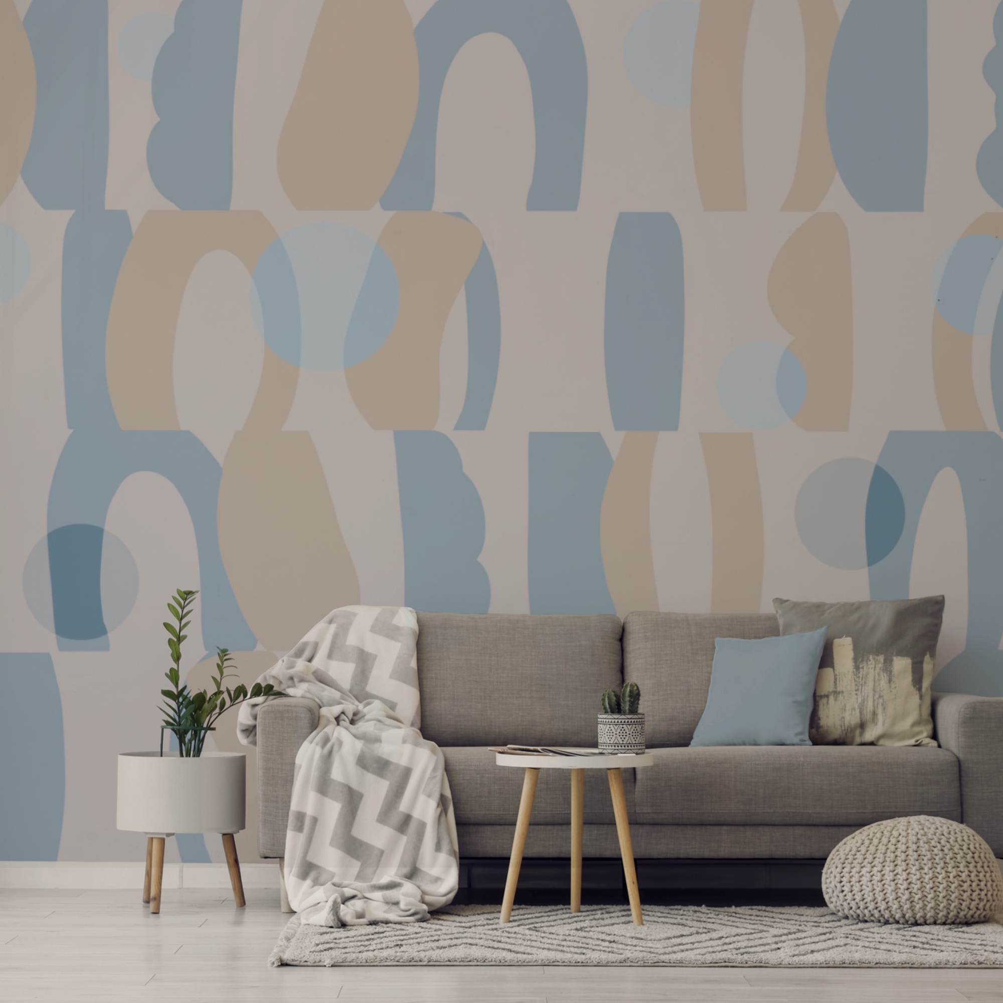 Patrón de diferentes formas y colores