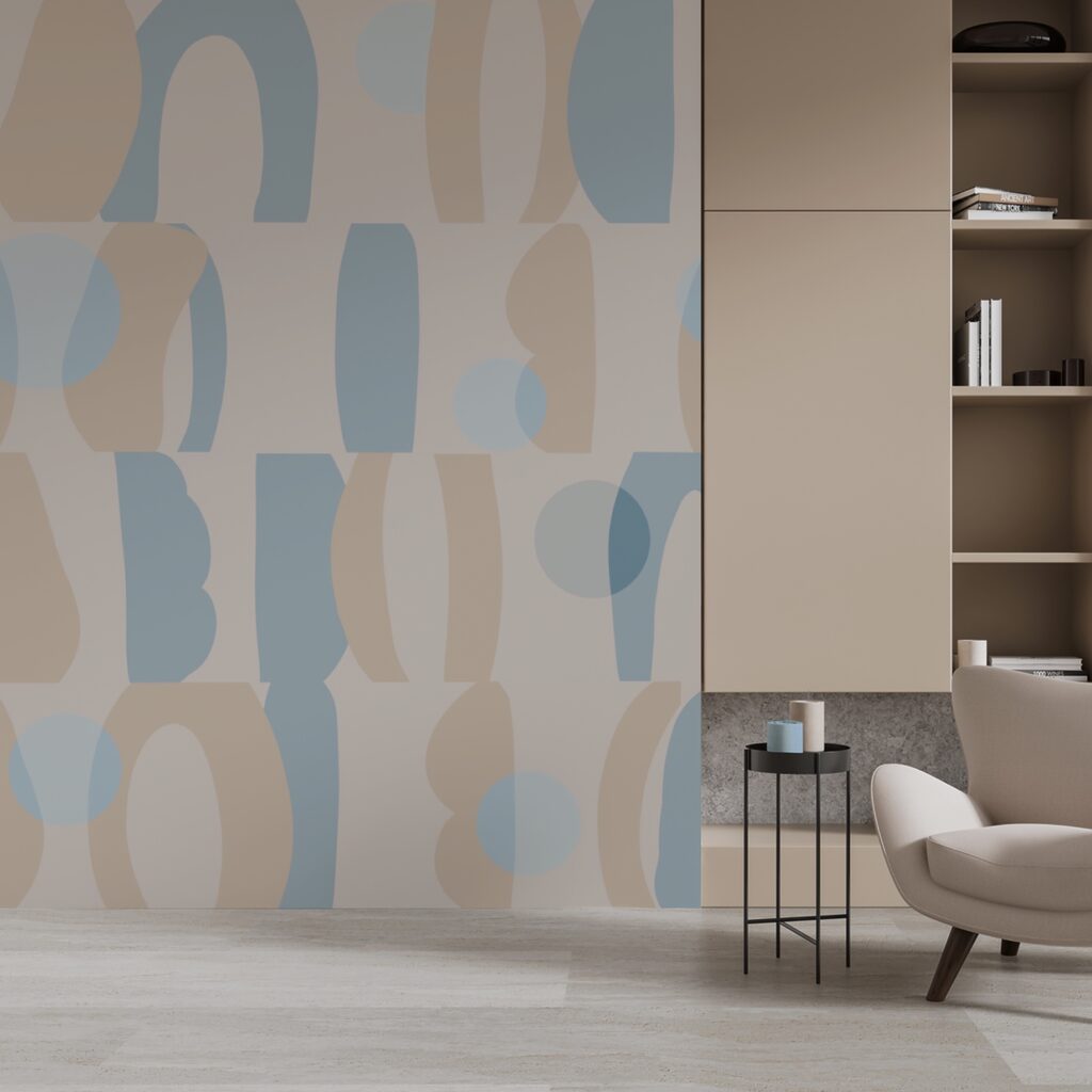 Patrón de diferentes formas y colores