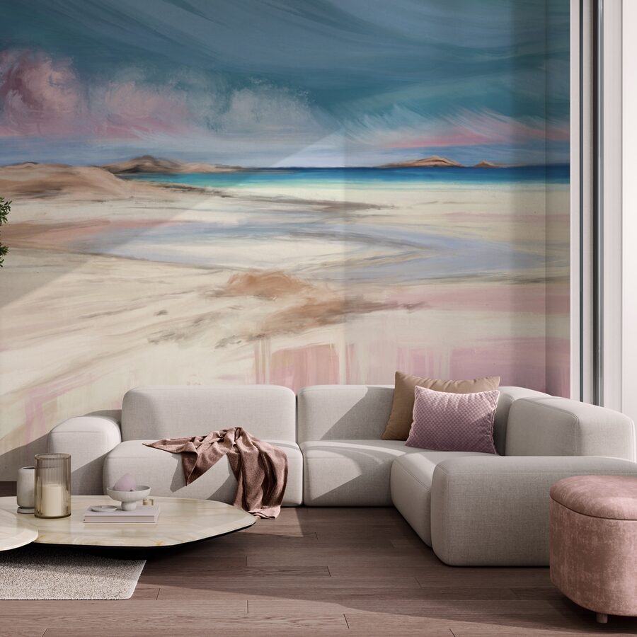 Pintura de una playa