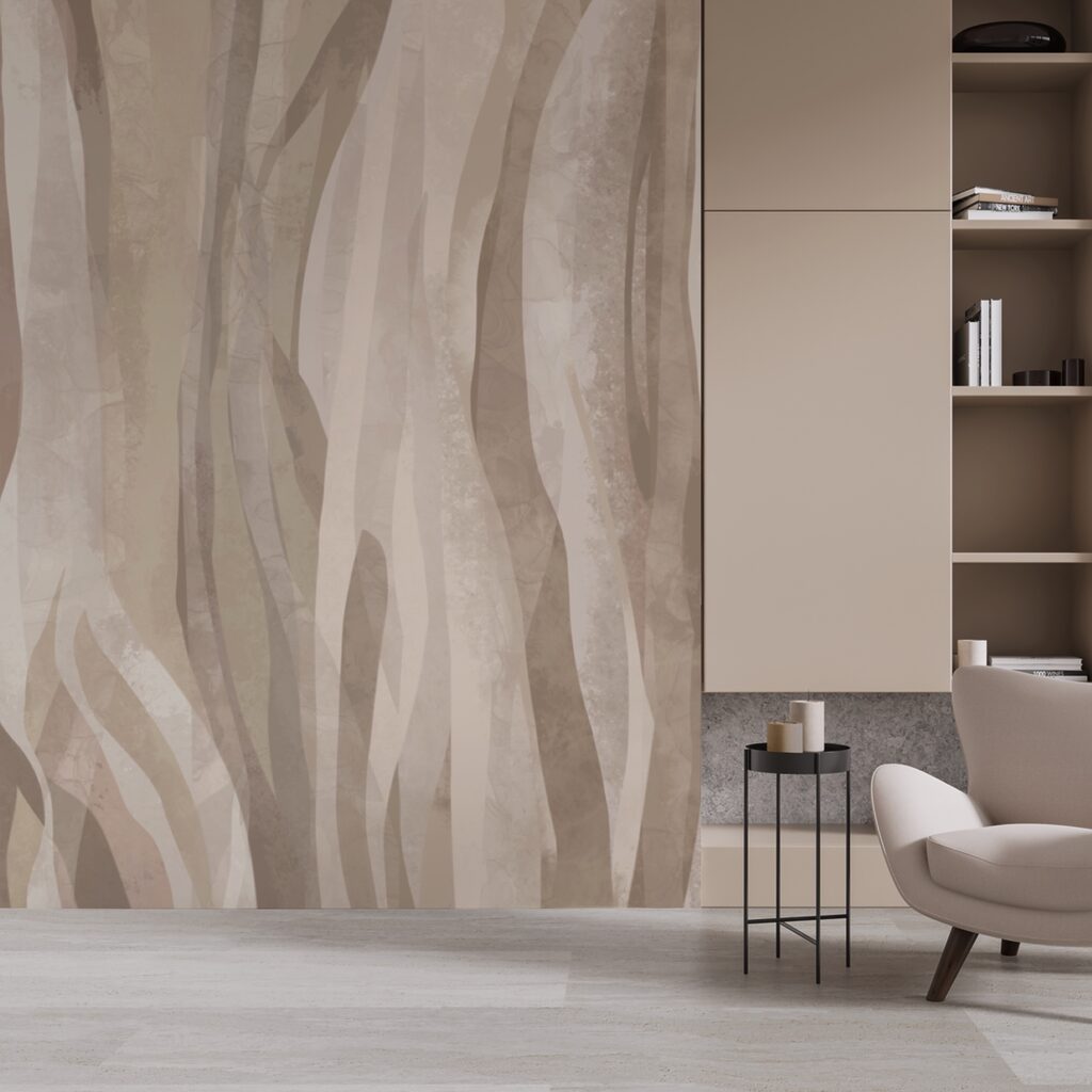 Motivos naturales abstractos en tonos suaves