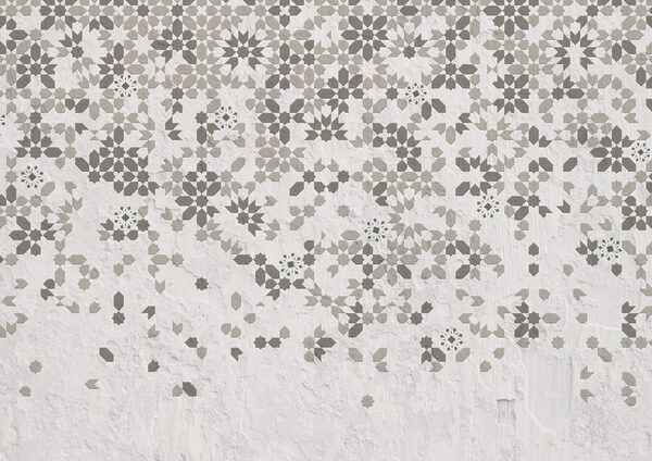 Pared con muchos motivos diferentes Pared con muchos motivos diferentes