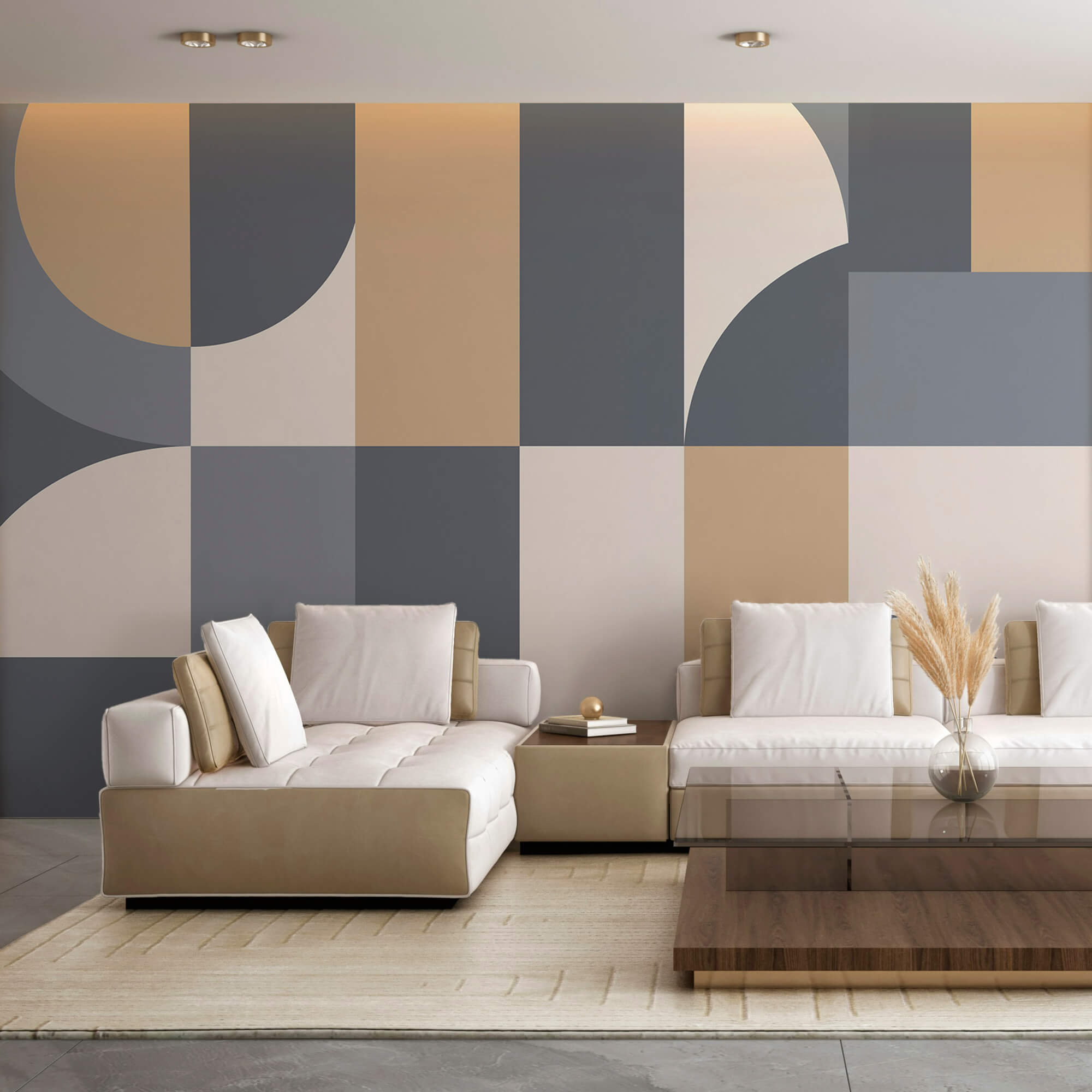 Motivo geométrico gris y blanco Motivo geométrico gris y blanco