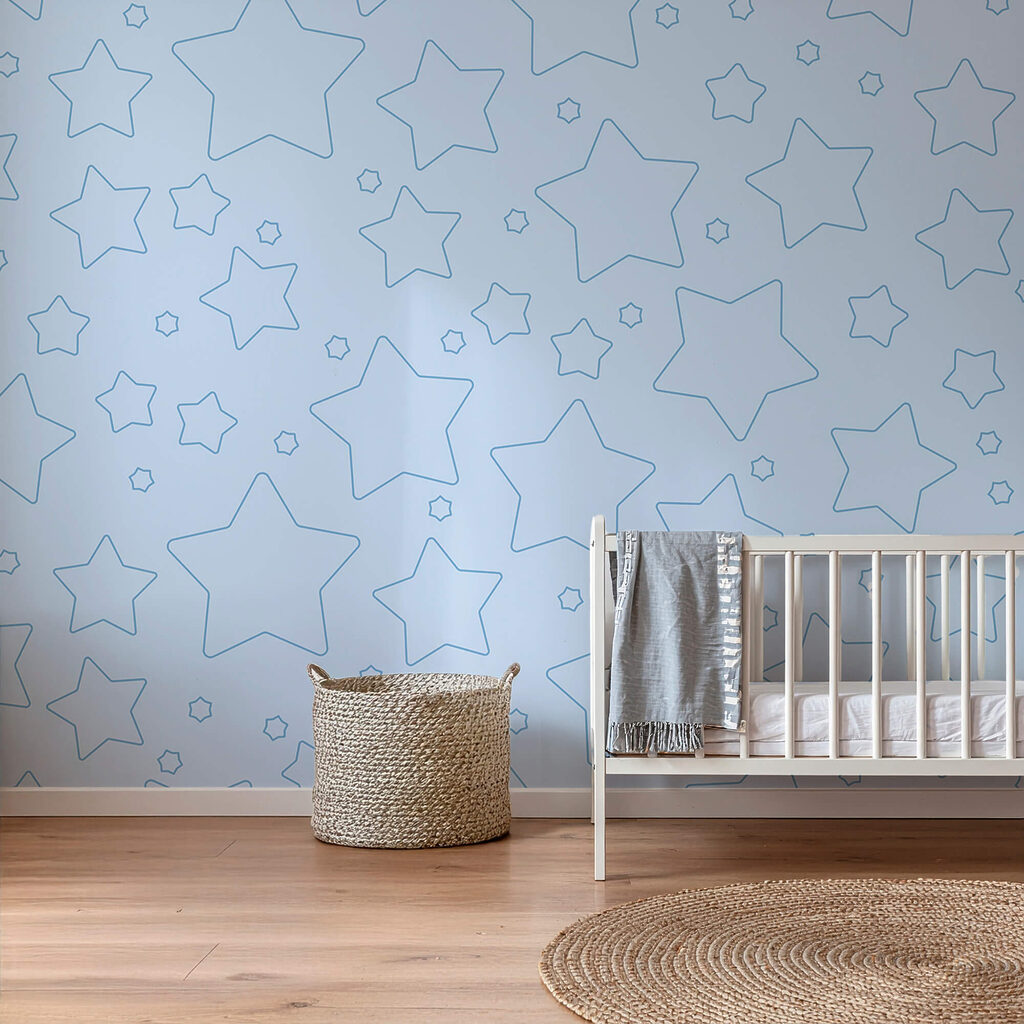 Fondo azul con estrellas Fondo azul con estrellas