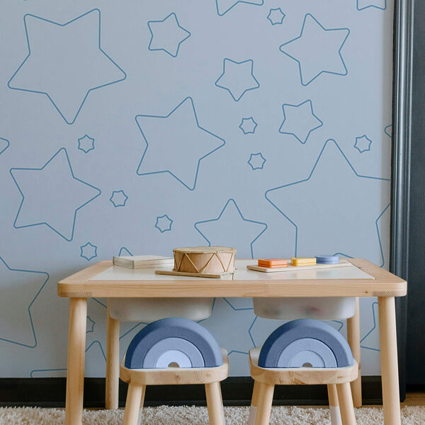 Fondo azul con estrellas Fondo azul con estrellas