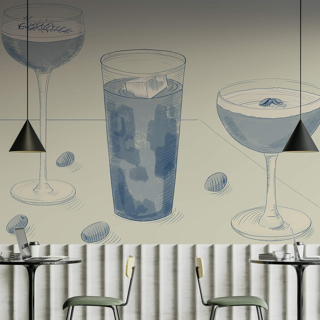 Grupo de vasos de bebidas Grupo de vasos de bebidas
