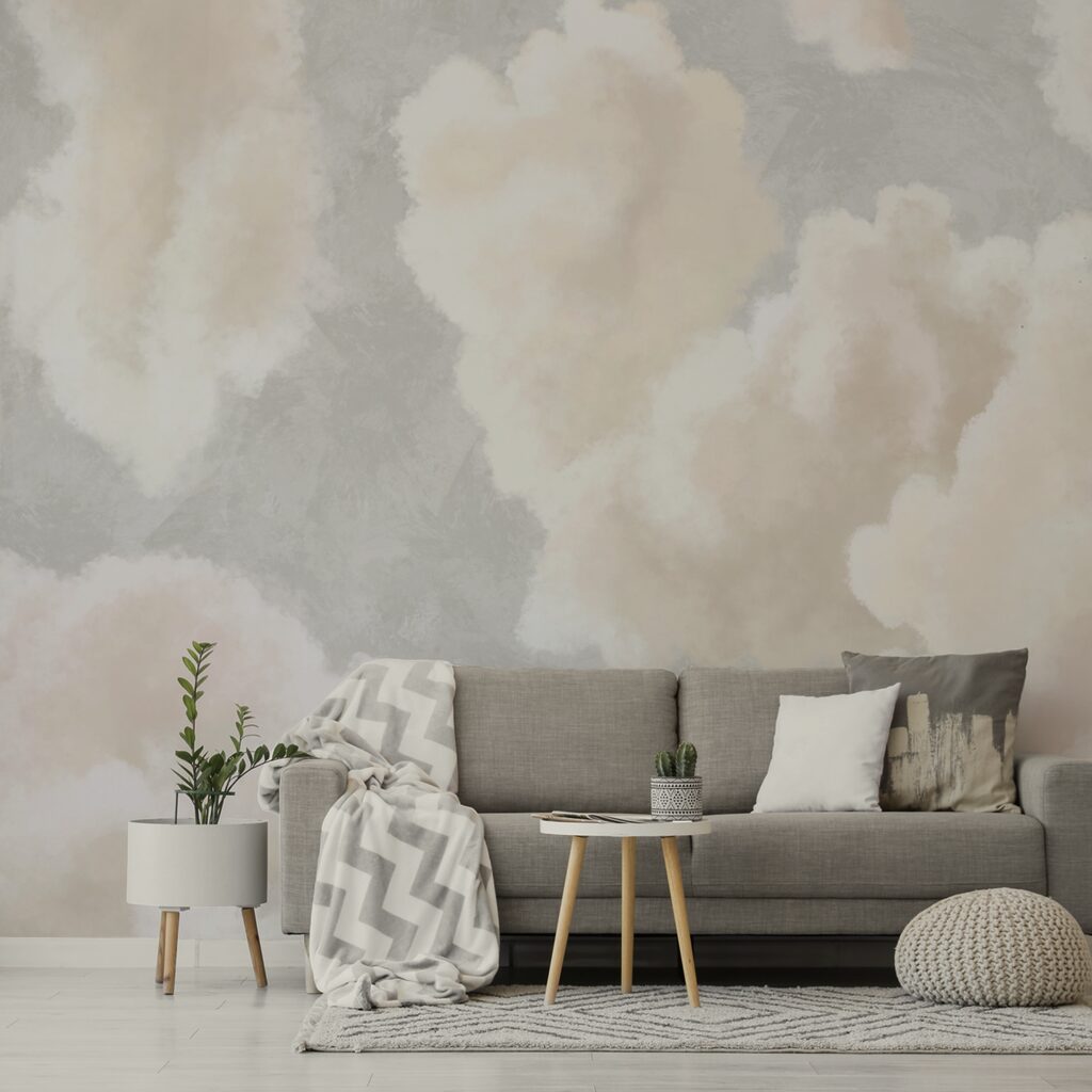 Suaves nubes a la deriva en un cielo sereno Suaves nubes a la deriva en un cielo sereno