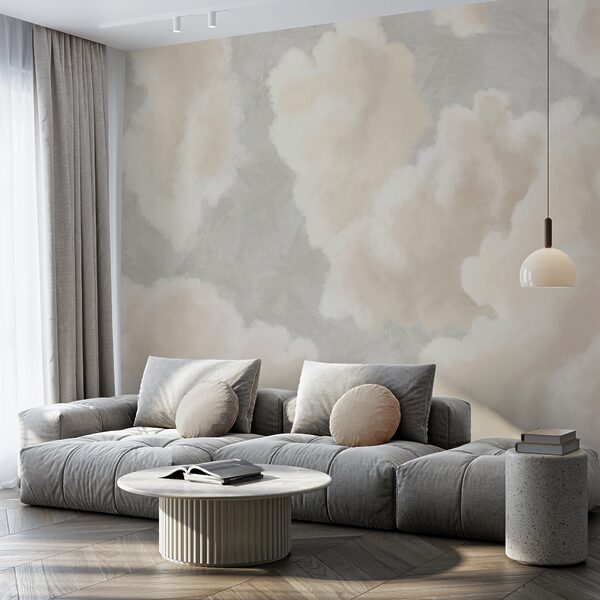 Suaves nubes a la deriva en un cielo sereno Suaves nubes a la deriva en un cielo sereno