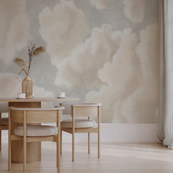 Suaves nubes a la deriva en un cielo sereno Suaves nubes a la deriva en un cielo sereno