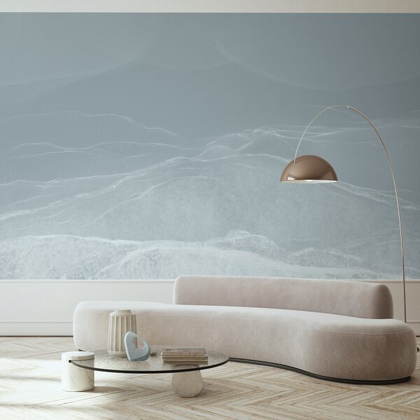 Paisaje blanco y gris