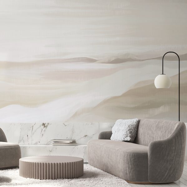 Pintura de un paisaje desértico