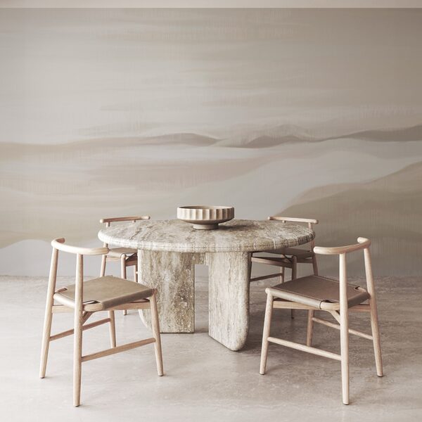 Pintura de un paisaje desértico