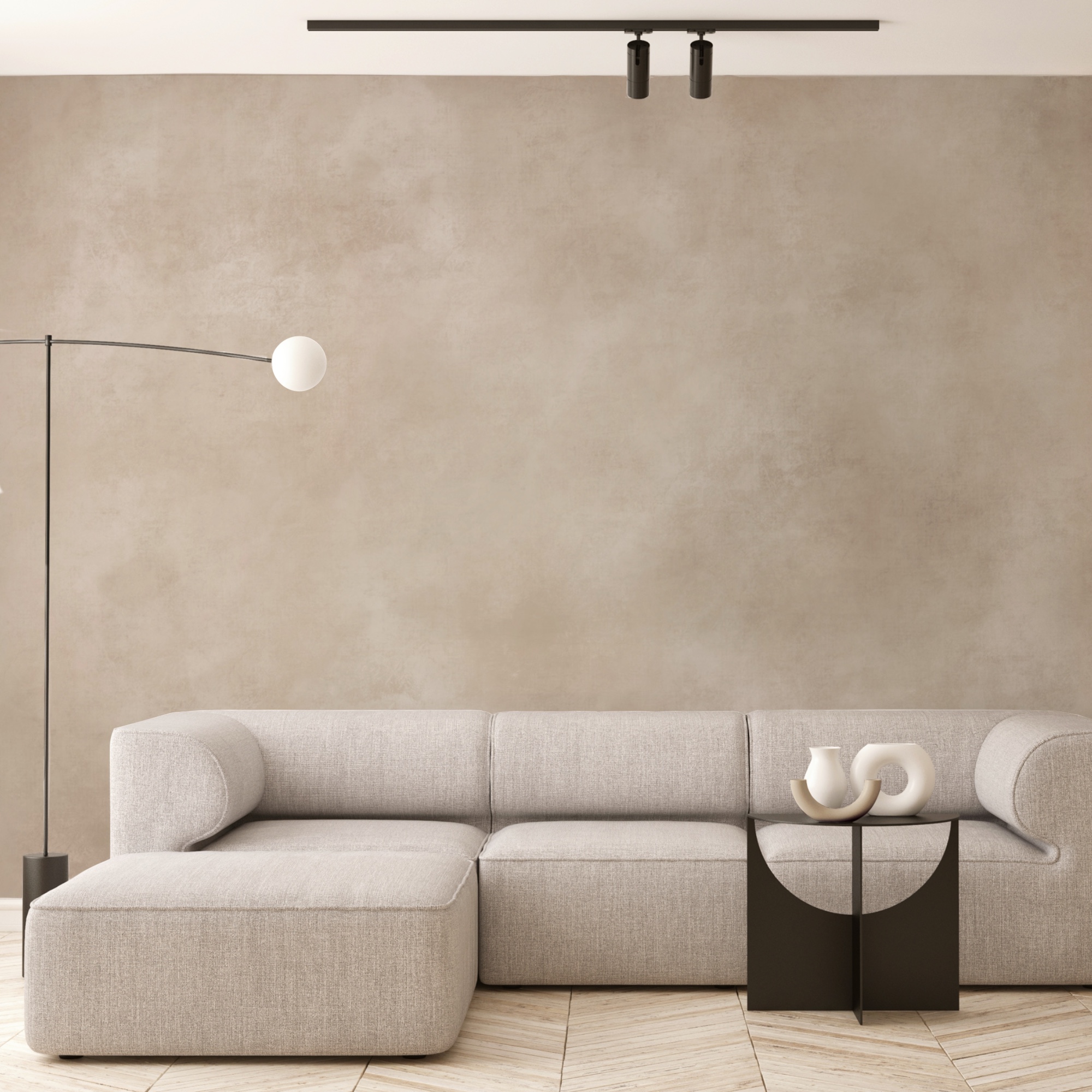 Fondo blanco con manchas marrones