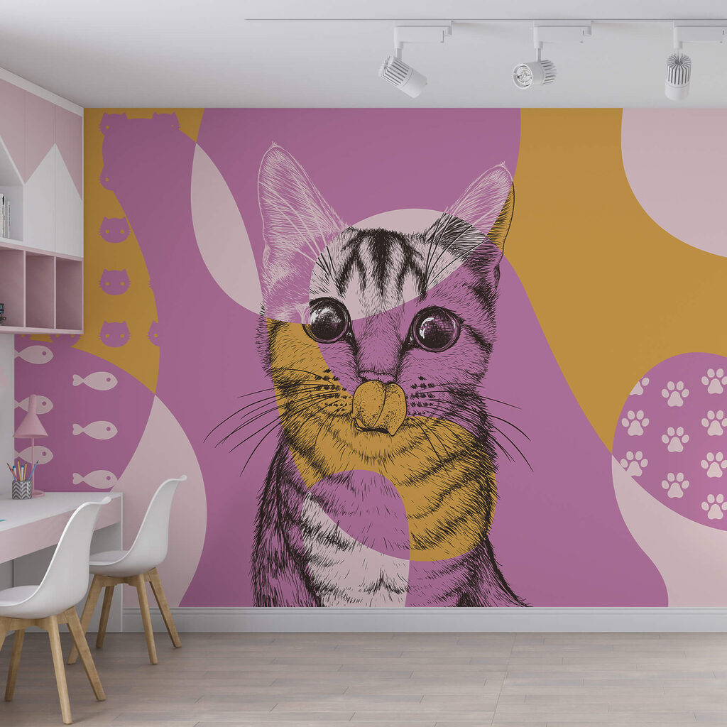 Gato con nariz de ratón