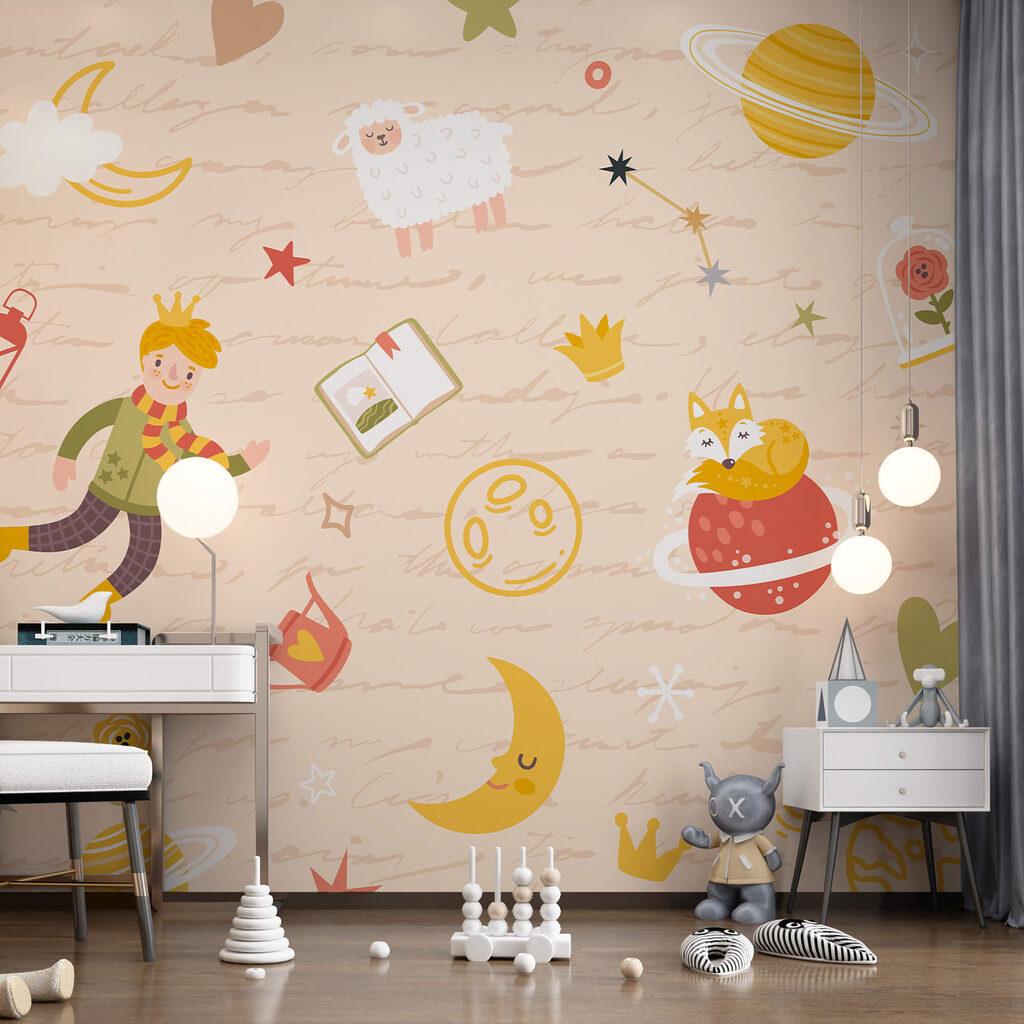 Patrón de personajes de dibujos animados